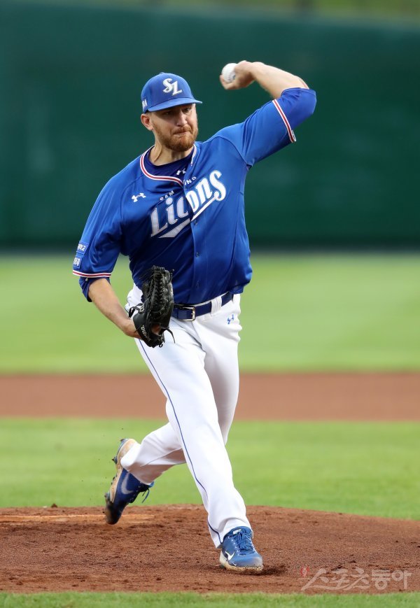 삼성 마이크 몽고메리. 스포츠동아DB