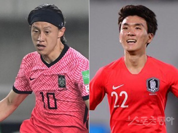 이재성(왼쪽), 황인범. 스포츠동아DB