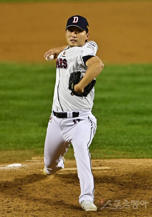 두산 홍건희. 스포츠동아DB