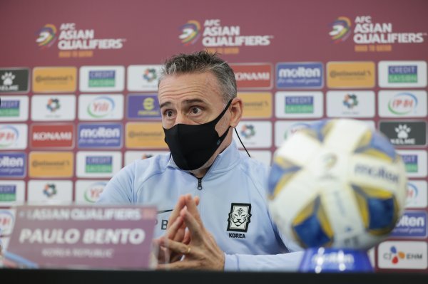 파울루 벤투 감독. 사진제공 | 대한축구협회
