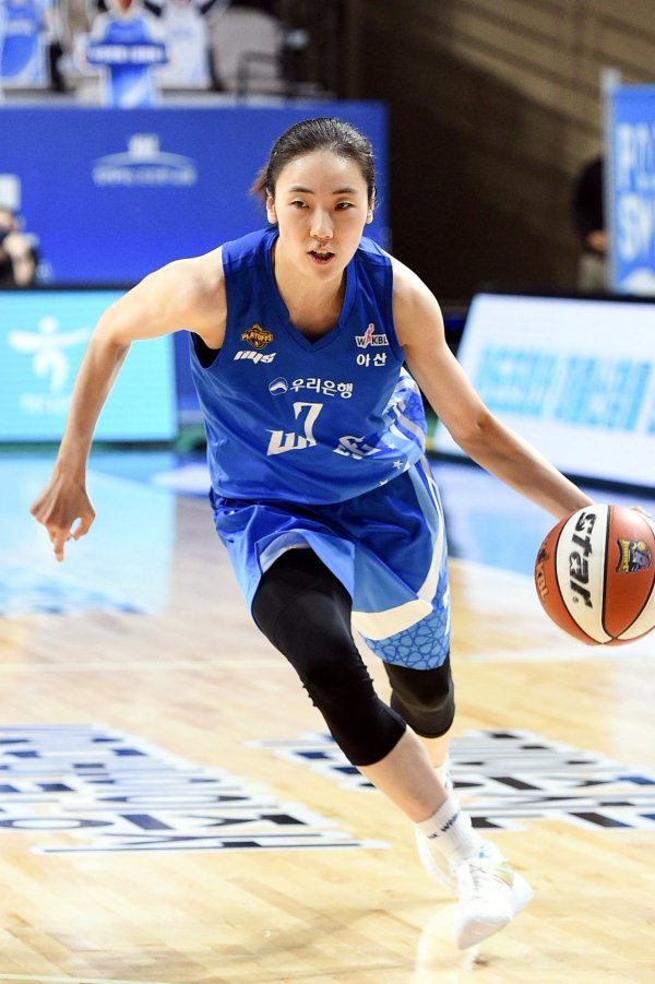 우린은행 박혜진. 사진제공ㅣWKBL