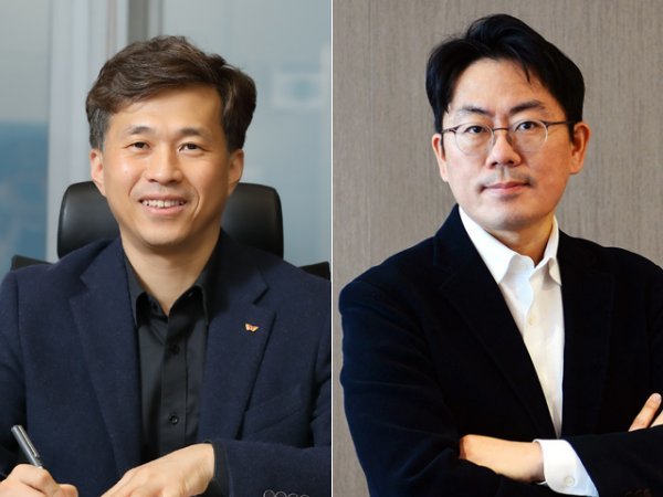 SK하이닉스 곽노정 사장(왼쪽), 노종원 사장.