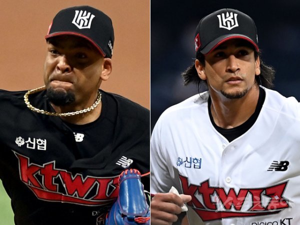 KT 데스파이네(왼쪽), 쿠에바스. 스포츠동아DB