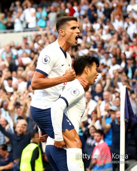 에릭 라멜라-손흥민. 사진=게티이미지코리아