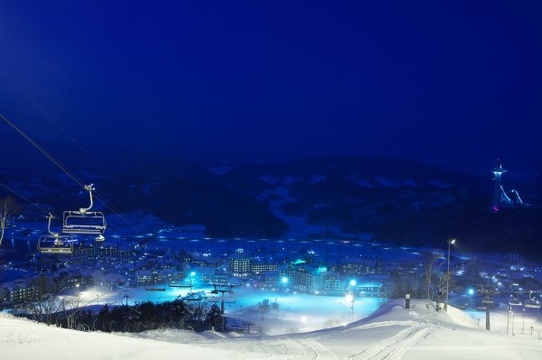 알펜시아 리조트 겨울 전경