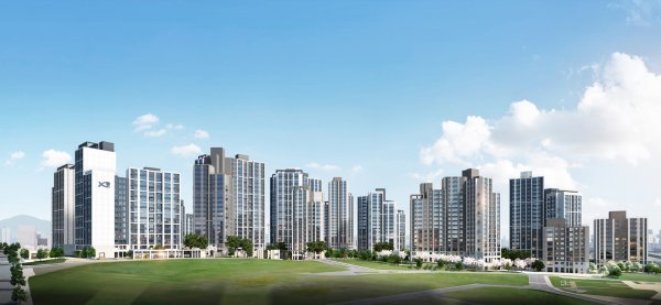 북서울자이 폴라리스 투시도. 사진제공｜GS건설