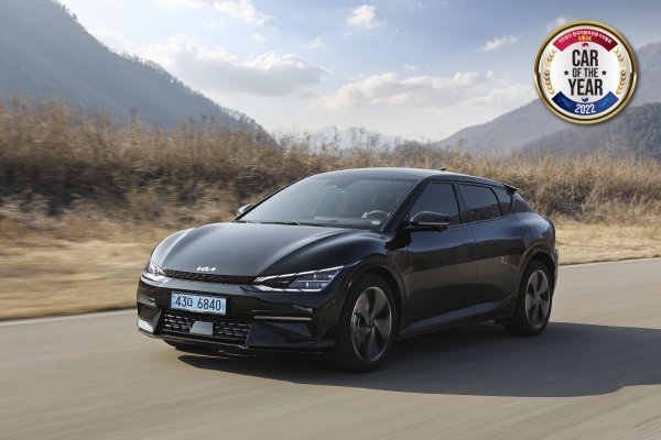 한국자동차전문기자협회 ‘2022 대한민국 올해의 차’에 선정된 기아 EV6. 사진제공|한국자동차전문기자협회