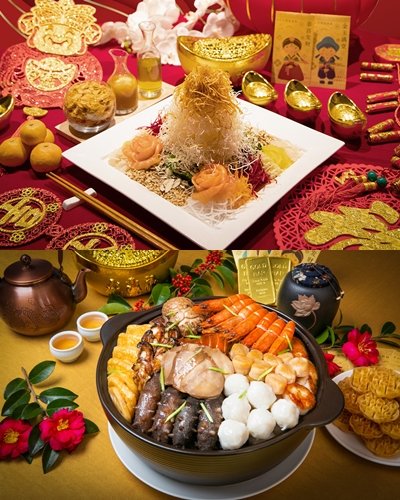 르 쉬느와의 중국 설 명절요리 유셩(위), 중국 신년요리 푼초이