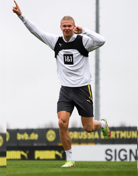 에링 홀란드. 공식 인스타그램 캡처.