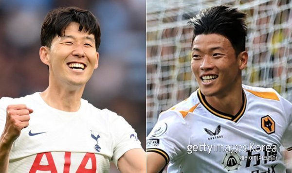 손흥민-황희찬. 사진=게티이미지코리아
