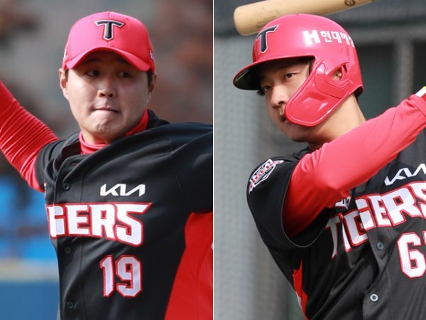 KIA 윤중현(왼쪽), 윤도현. 사진제공 | KIA 타이거즈
