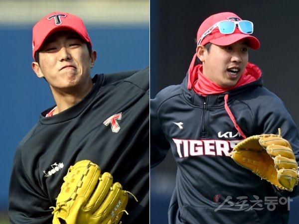 KIA 이의리(왼쪽), 임기영. 스포츠동아DB