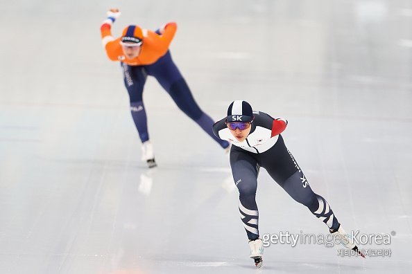 김보름(오른쪽). 사진=게티이미지코리아