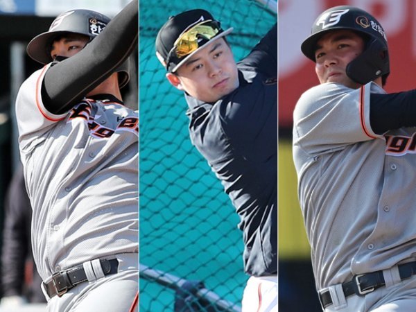 한화 변우혁, 노시환, 유로결(왼쪽부터). 사진 | 한화 이글스, 스포츠동아DB