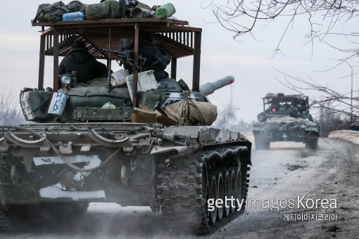 러시아 탱크의 Z 표식. 사진=게티이미지코리아