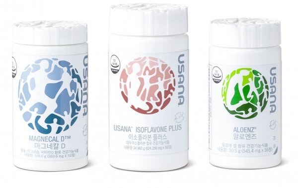 여성을 위한 건강기능식품. (왼쪽부터)유사나헬스사이언스 코리아의 ‘마그네칼D’, ‘이소플라본 플러스’, ‘알로엔즈’