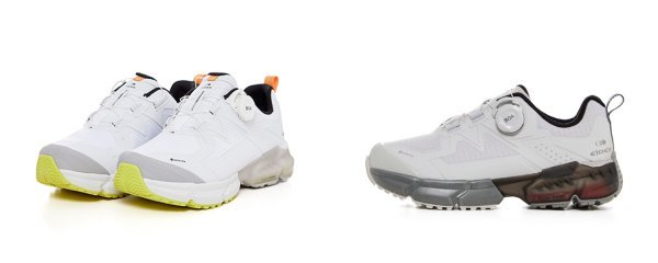 고어텍스 재즈 원단을 사용해 착용감이 부드러운 이 하이킹화는 보아 핏 다이얼이 장착돼 발의 피팅감을 균형있게 잡아준다. 사진제공|아이더