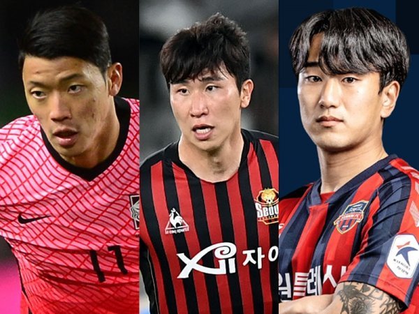 황희찬, 윤종규, 박민규(왼쪽부터). 사진 | 스포츠동아DB, 수원FC