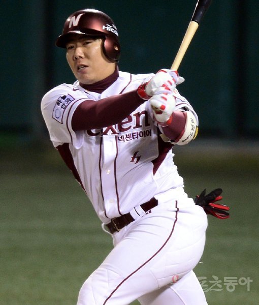 강정호 과거 넥센 히어로즈 시절 모습. 스포츠동아DB