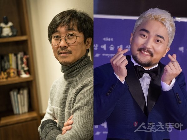 장항준·유병재(오른쪽). 사진제공|메가박스 플러스엠·스포츠동아DB