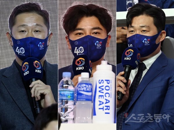 롯데 이대호, SSG 추신수, 삼성 오승환(왼쪽부터). 사진 | 김민성 기자 marineboy@donga.com