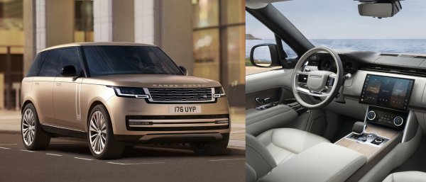 올해 상반기 출시 예정인 랜드로버의 플래그십 럭셔리 SUV인 5세대 ‘올 뉴 레인지로버’는 럭셔리하면서도 모던한 디자인에 혁신적인
 주행 성능과 최첨단 기술을 더해 높은 관심을 받고 있다. 오른쪽 사진은 첨단 기술과 현대적인 럭셔리함이 조합된 올 뉴 레인지로버
 인테리어. 사진제공｜재규어랜드로버코리아