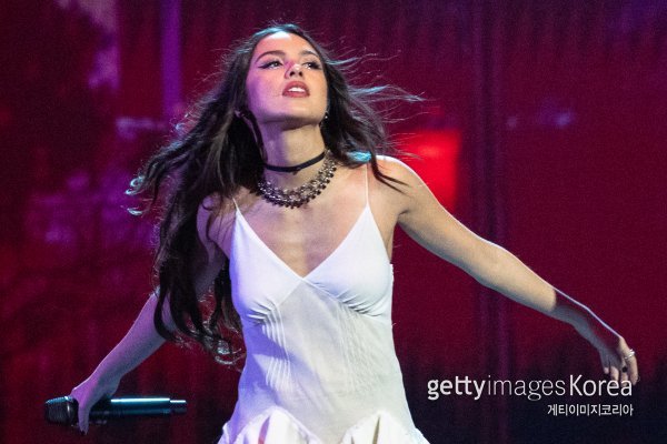 올 그래미 어워즈 신인상 수상자 올리비아 로드리고의 축하공연. 사진=게티이미지코리아.
