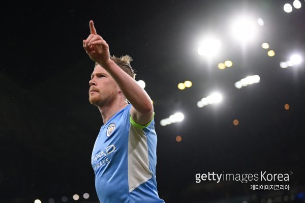 맨체스터 시티 케빈 더 브라위너. 사진=게티이미지코리아.