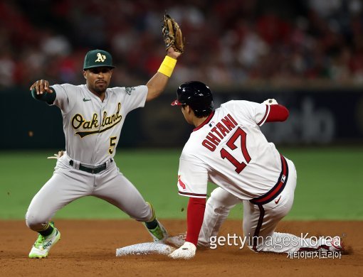 도루하는 오타니 쇼헤이. 사진=게티이미지코리아