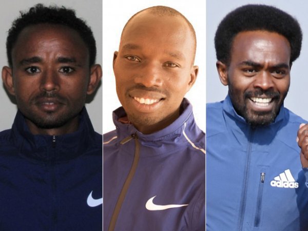 모시네트 게레메우 바이, 에리샤 킵치르치르 로티치, 허파사 네가사 키테사(왼쪽부터). 동아일보·스포츠동아DB