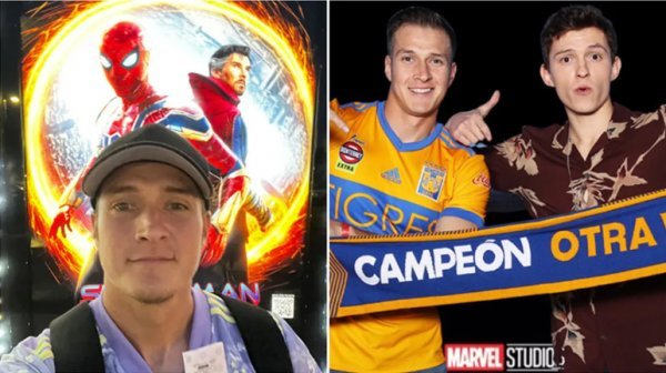 라미로 알라니스 씨는 영화의 주인공 톰 홀랜드와도 만났다.기네스 세계기록 홈페이지 캡처.