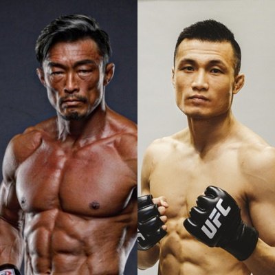 추성훈(왼쪽), 정찬성