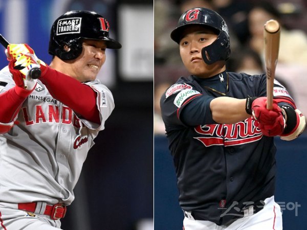 SSG 한유섬(왼쪽), 롯데 한동희. 스포츠동아DB