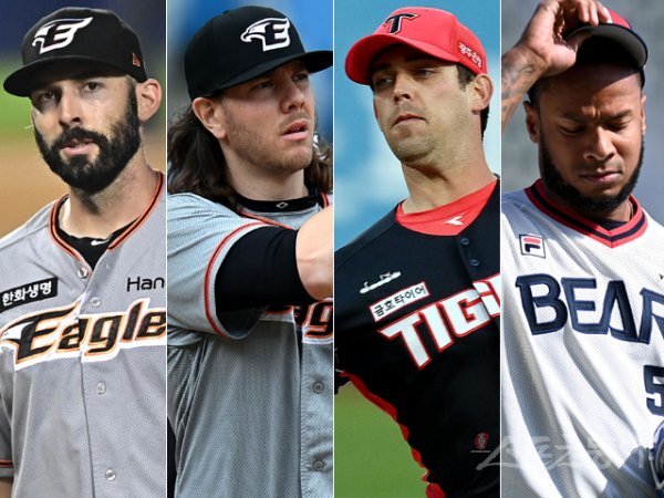 라이언 카펜터, 닉 킹험, 션 놀린, 아리엘 미란다(왼쪽부터). 스포츠동아DB