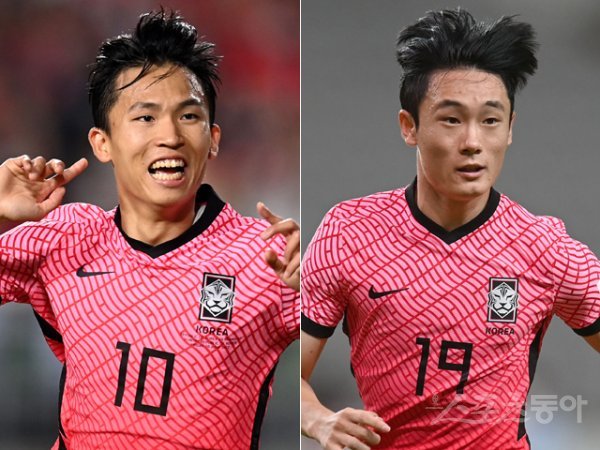 정우영(왼쪽), 엄원상. 스포츠동아DB