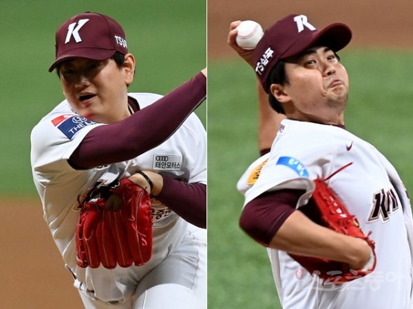 키움 양현(왼쪽), 이영준. 스포츠동아DB