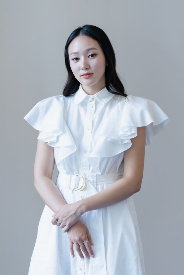 파라마운트+ 오리지널 시리즈 ‘헤일로’의 주연 하예린이 “외할머니인 배우 손숙을 따라 평생 연기할 것”이라며 다부진 각오를 다졌다. 사진제공｜파라마운트+