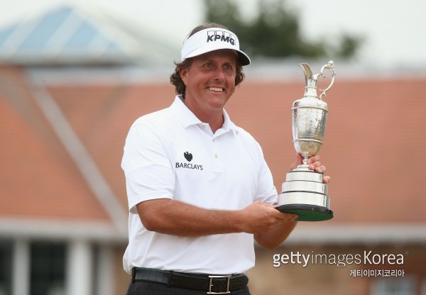 2013년 디 오픈 챔피언 필 미컬슨. 서진=게티이미지코리아.