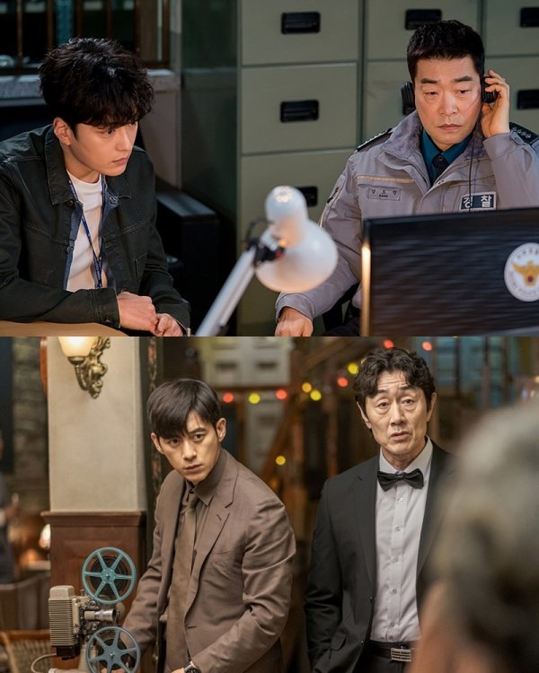 ‘브로맨스의 힘’ 남성적인 매력과 진한 우정 등을 그린 드라마가 잇달아 시청자들을 찾아온다. 손현주·장승조 주연의 ‘모범형사2’와 고수·허준호의 ‘미씽2’(사진 위쪽부터). 사진제공|JTBC·tvN