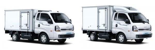 기아 봉고 III EV 냉동탑차는 코로나 팬데믹 시대에 급증한 시장 수요와 기아의 목적 기반 모빌리티(PBV)의 방향성을 담아 개발된 차량이다. 사진제공|현대차