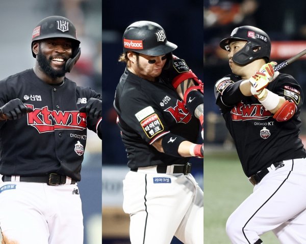 KT 알포드, 박병호, 장성우(왼쪽부터). 스포츠동아DB