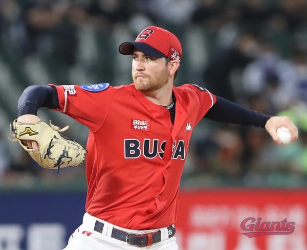 찰리 반즈. 사진제공｜롯데 자이언츠