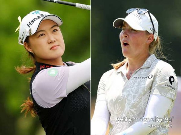 이민지(왼쪽), 제니퍼 컵초. 사진=게티이미지코리아