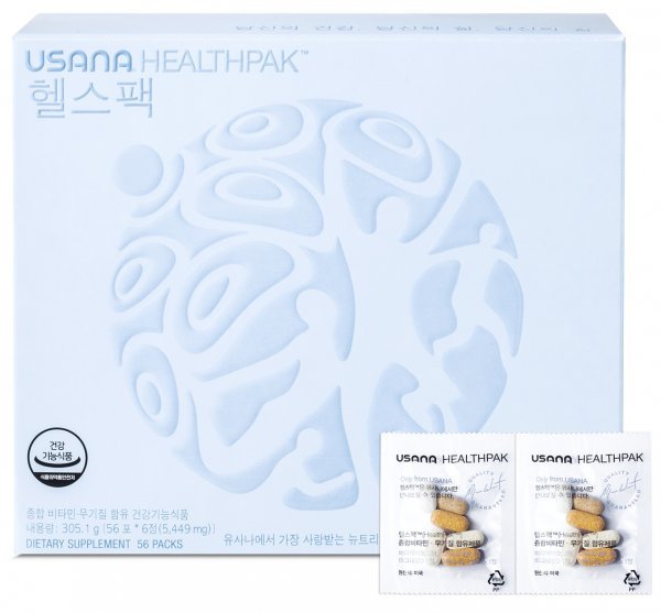 유사나의 스테디셀러인 종합비타민 ’헬스팩’.