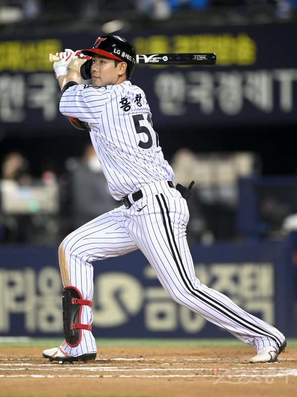 LG 홍창기. 스포츠동아DB