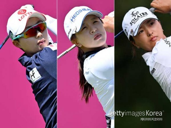 김효주, 김세영, 고진영(왼쪽부터). 사진=게티이미지코리아