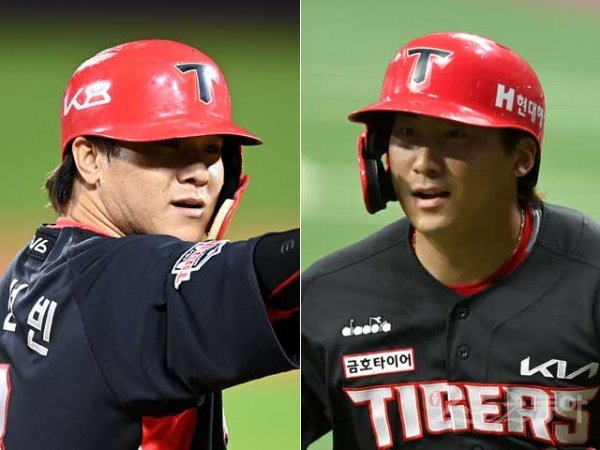 KIA 김선빈(왼쪽), 나성범. 스포츠동아DB