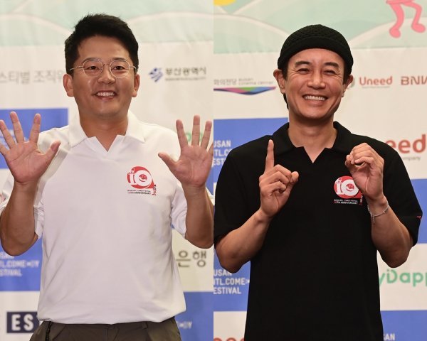 김준호 집행위원장(왼쪽)·김대희 이사. 스포츠동아DB