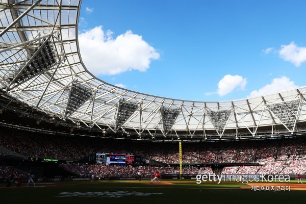 지난 2019년의 메이저리그 런던시리즈. 사진=게티이미지코리아
