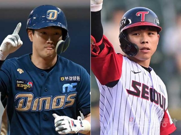NC 박건우(왼쪽), LG 문성주. 스포츠동아DB